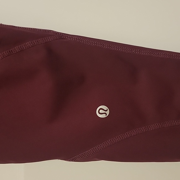 Lululemon Crop 19"  Maroon Cassis   Size 10 - Picture 3 of 10